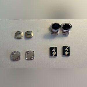 Lot of 4 sets of men’s vintage cuff links